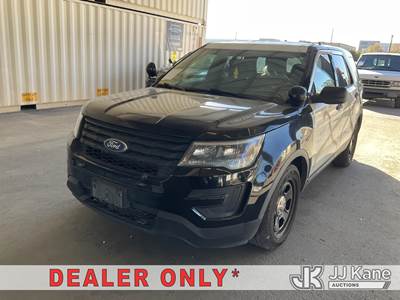 2018 Ford Explorer Police 4WD 4-Door Sport Utility Vehicle