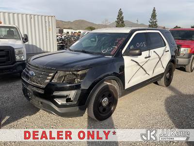 2016 Ford Explorer Police 4WD 4-Door Sport Utility Vehicle
