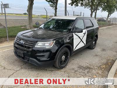 2017 Ford Explorer Police 4WD 4-Door Sport Utility Vehicle