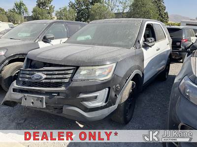 2017 Ford Explorer Police 4WD 4-Door Sport Utility Vehicle