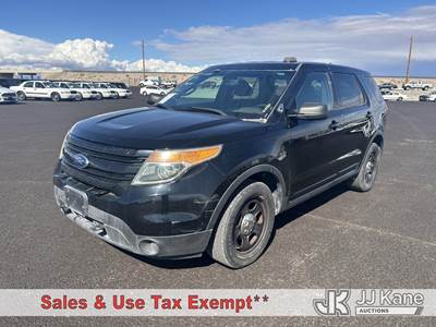 2014 Ford Explorer Police 4-Door Sport Utility Vehicle