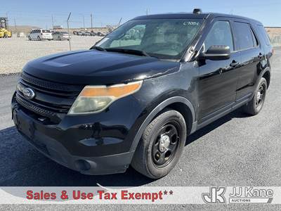 2014 Ford Explorer AWD Police Interceptor 4-Door Sport Utility Vehicle Pickup Truck