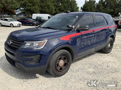 2018 Ford Explorer 4x4 Police Interceptor 4-Door Sport Utility Vehicle