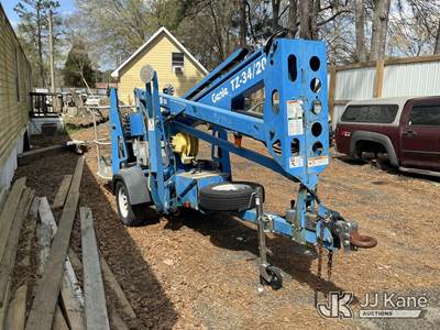 2013 Genie TZ-34 Trailer Mounted Scissor Lift