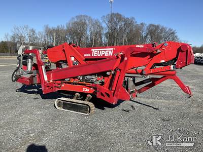 2009 Teupen LEO23GT 82 Ft Compact Articulating & Telescopic Non-Insulated Crawler Platform Lift