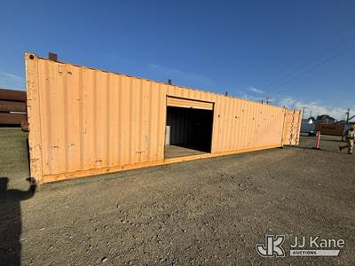 40ft Container With Working Side Roll Up Door (Used