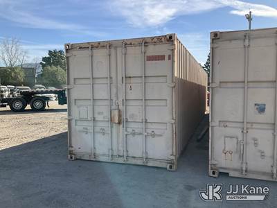 Conex Storage Container container length = 39ft 4in