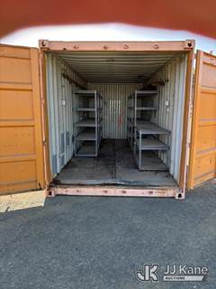 20ft Storage Container With Partition/Shelving (Used)