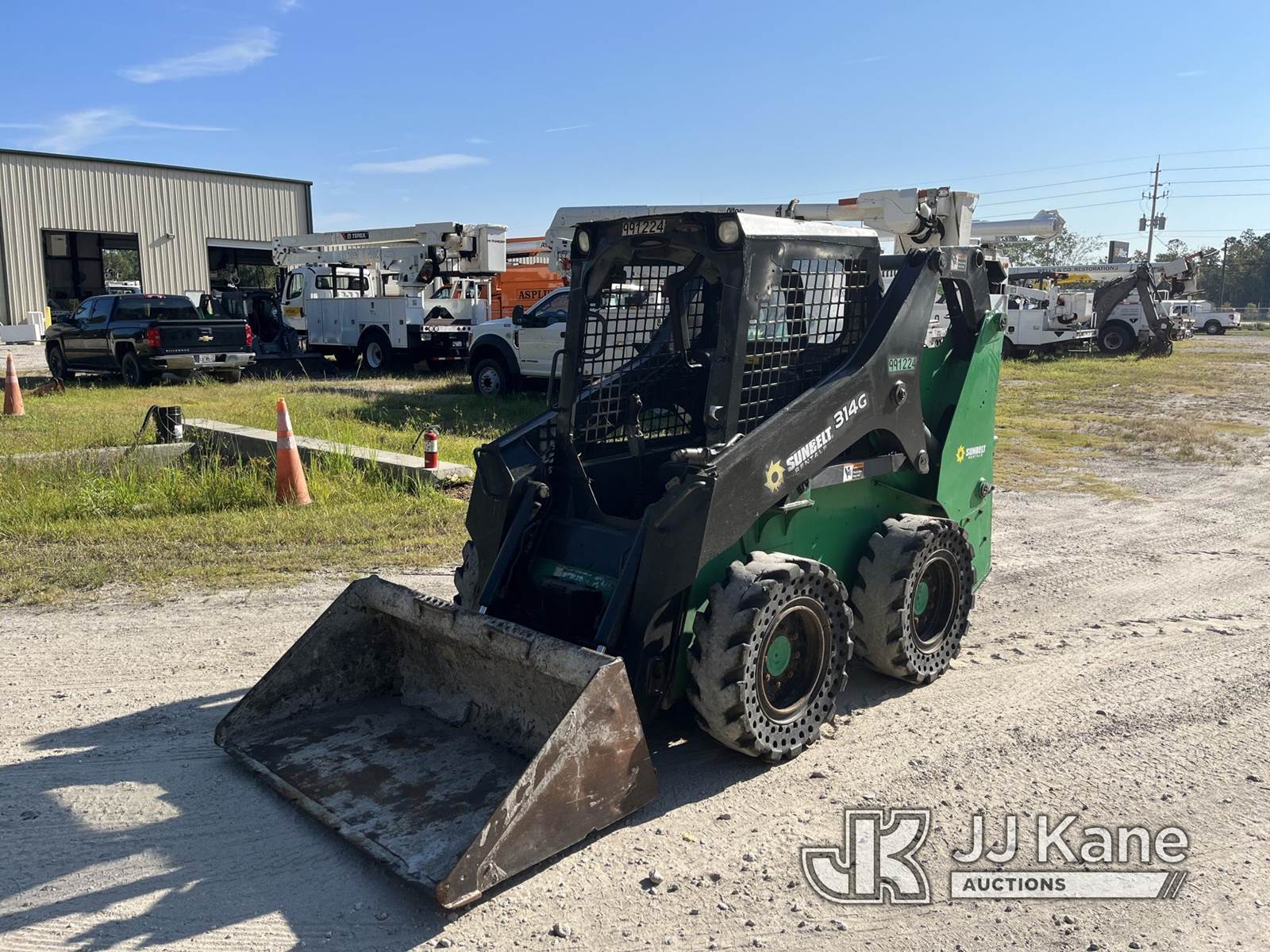 2017 John Deere 314G Skid Steer Loader For Sale, 912 Hours