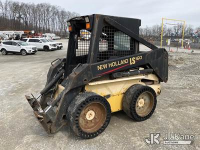 2001 New Holland LS160 Solid Tired Skid Steer Loader
