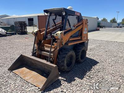 1992 Toyota 8SDK Rubber Tired Skid Steer Loader