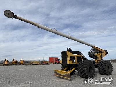 2016 Jarraff Articulating Rubber Tired Tree Saw