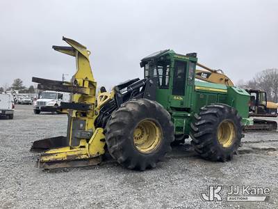 2013 John Deere 643K Feller Buncher Articulating Rubber Tired Log Skidder
