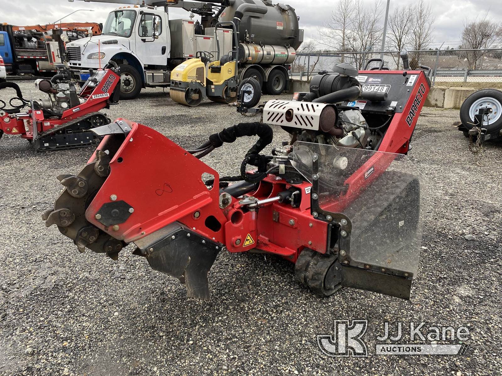 2019 Barreto 30SG Walk Behind Stump Grinder For Sale, 577 Hours