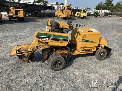 2012 Vermeer SC372 Rubber Tired Walk-Beside Stump Cutter