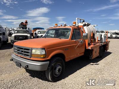 1992 Ford F-450 SD Chassis Cab Flatbed/Tank Truck