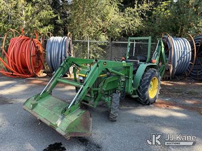 1989 John Deere 855 Utility Tractor Loader Backhoe