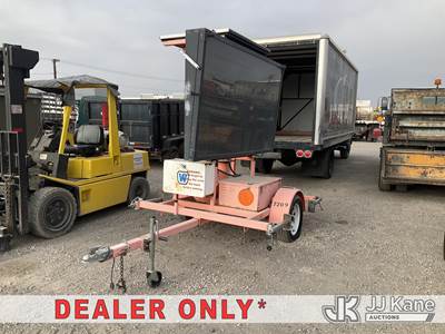 2007 Wanco WVT3 Portable Message Board