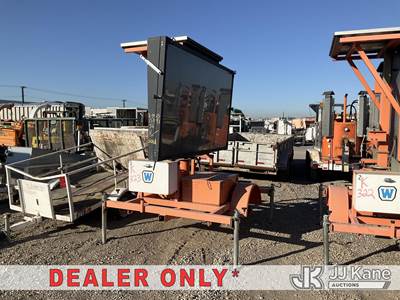 2008 Wanco WVT3 Portable Message Board