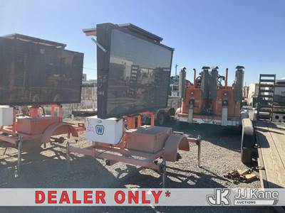 2008 Wanco WVT3 Portable Message Board