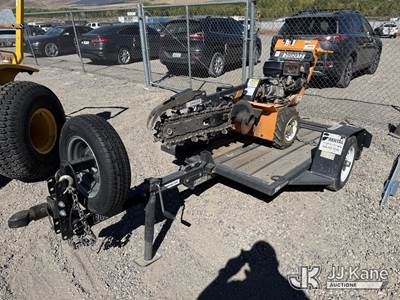 Barreto 912 Walk-Behind Rubber Tired Trencher