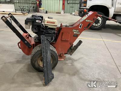 2016 Ditch Witch 100SX Walk-Behind Rubber Tired Cable Plow