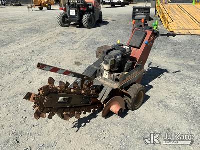 Ditch Witch 1020H Walk-Behind Rubber Tired Trencher