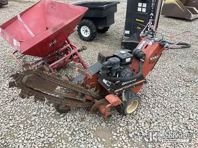2007 Ditch Witch 1030 Walk-Behind Rubber Tired Trencher