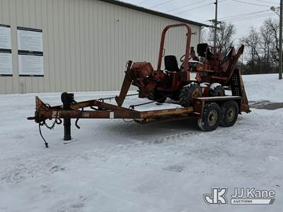 2000 Ditch Witch 3700DD Rubber Tired Cable Plow