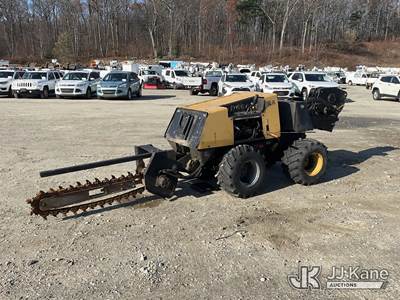 Ditch Witch 410SX Articulating Rubber Tired Walk-Beside Combo Trencher/Cable Plow