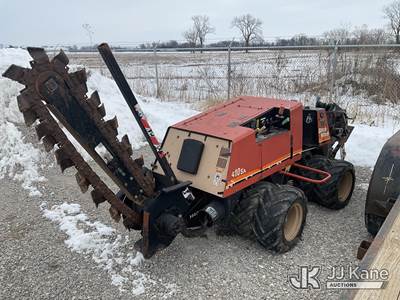 2007 Ditch Witch 410SX Walk Beside Articulating Combo Trencher/Vibratory Cable Plow