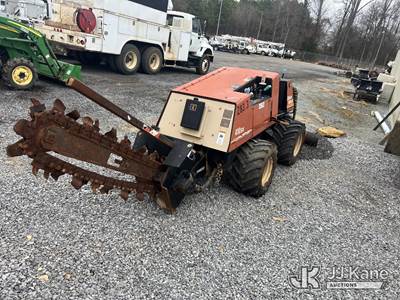 2004 Ditch Witch 410SX Articulating Rubber Tired Walk-Beside Combo Trencher/Cable Plow