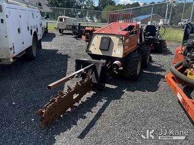 2007 Ditch Witch 410SX Rubber Tired Articulating Walk Behind Combo Cable Plow/Trencher