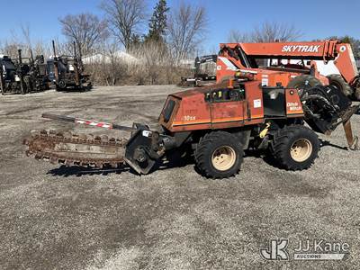 2007 Ditch Witch 410SXD Articulating Rubber Tired Walk-Beside Combo Trencher/Cable Plow