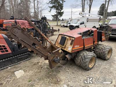 2004 Ditch Witch 410SXD Walk Beside Articulating Combo Trencher/Vibratory Cable Plow