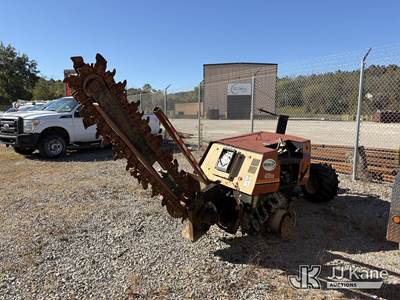 2004 Ditch Witch 410SXD Rubber Tired Articulating Walk Beside Cable Plow/Trencher