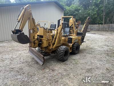1999 Vermeer V4150A Rubber Tired Vibratory Cable Plow/Trencher