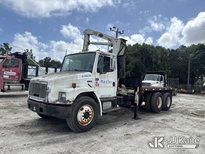 Freightliner FL80 Truck-Mounted Knuckle Boom Crane