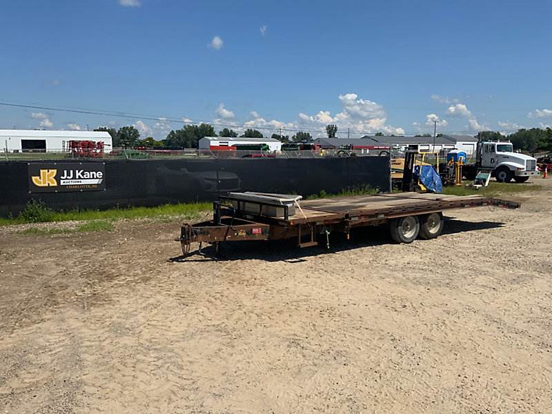 2015 APPALACHIAN FPT8K25CG T/A Tilt Deck Tagalong Equipment Trailer For