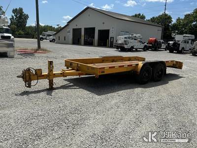 1996 Butler LT2018 T/A Tilt Top Tagalong Trailer