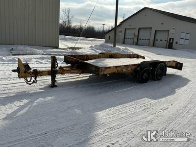 2013 Butler LT2018W T/A Equipment Trailer