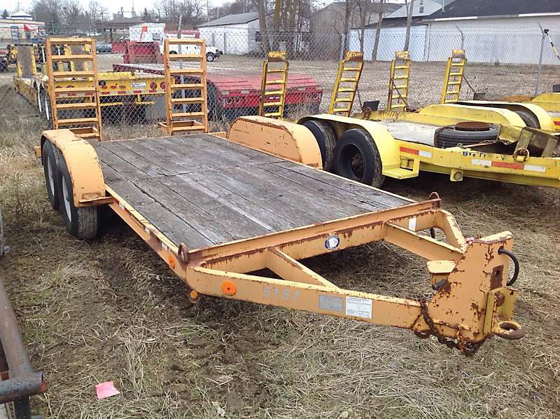1995 Dynaweld T7JR Utility Trailer For Sale Charlotte, MI 744