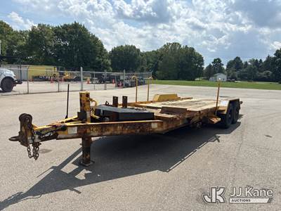 2017 Felling FT-15 T/A Tilt Bed Tagalong Equipment Trailer