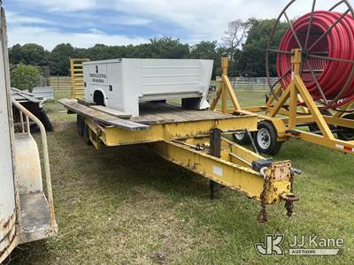 1987 Hudson 10-Ton T/A Tagalong Equipment Trailer