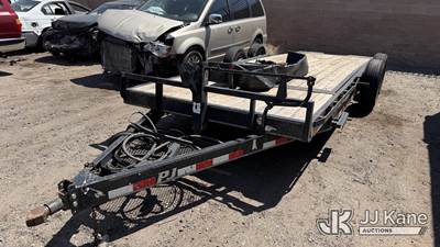 2010 PJ Trailers Unknown T/A Tilt Deck Tagalong Equipment Trailer