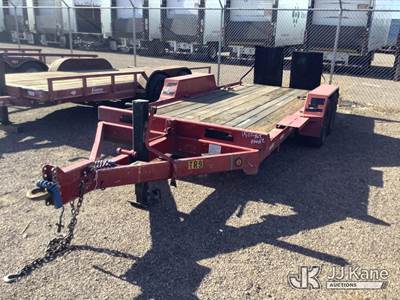 2001 Redi Haul Tilt-top Tagalong Equipment Trailer