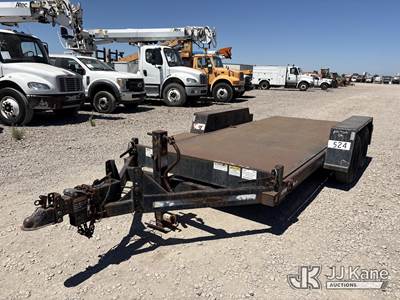 1994 Towmaster T-6 Tilt-top Tagalong Equipment Trailer