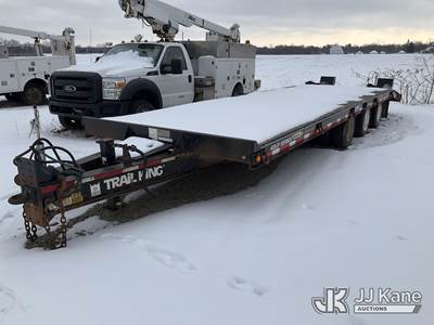 2012 Trail King Tri-Axle Flatbed Trailer
