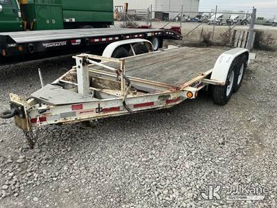 2015 Zieman T/A Tilt Deck Tagalong Equipment Trailer