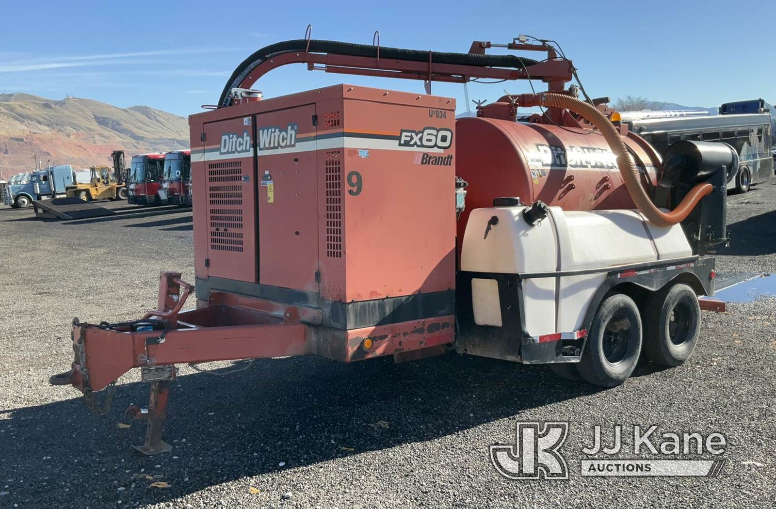 2013 Ditch Witch FX60 Vacuum Excavation Unit For Sale, 1,191 Hours